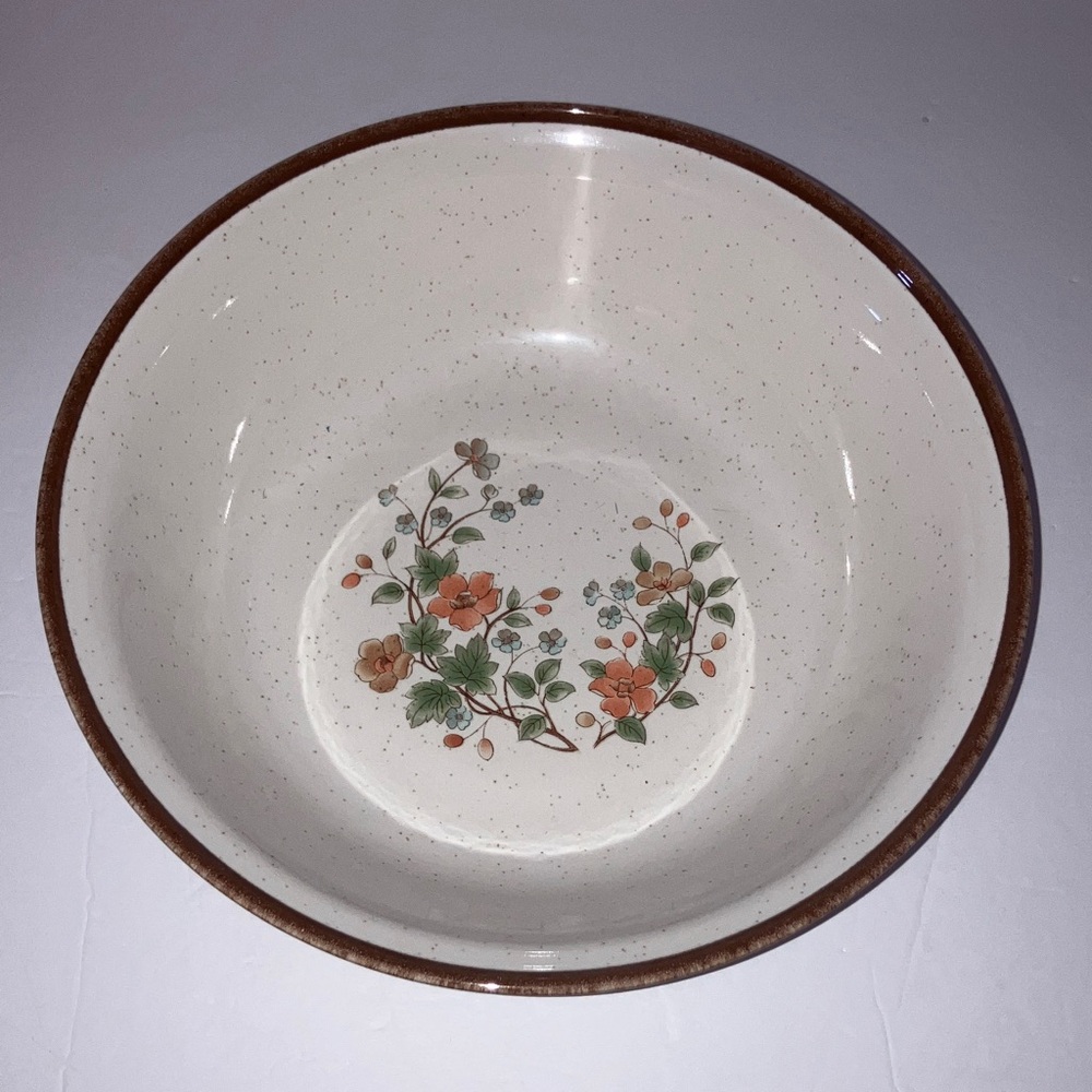Vintage Nitto Heather Stone Wintersong 9652 Ceramic‎ Serving Bowl 10”